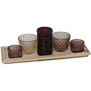 Teelichthalter, 5er-Set, f�r Teelichter