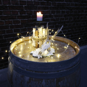 LED-Minilichterkette,<BR>240 warmwei�e LEDs