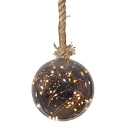 Glaskugeln,<BR>29 warmwei�e LEDs,<BR>� 200