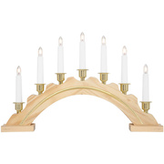 Weihnachtsleuchter,<BR>7 x E10/34V/3W