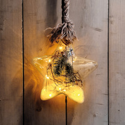 Glasstern,<BR>15 warmwei�e LEDs,<BR>� 200