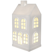 Wasserlaterne,<BR>VINTER,<BR>Haus,<BR>3 warmwei�e LEDs