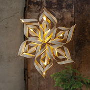 Weihnachtsstern,<BR>BELLA,<BR>30 warmwei�e LEDs,<BR>� 400