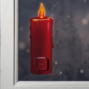 Aufkleber,<BR>WINDO,<BR>Kerze,<BR>1 warmwei�e LED