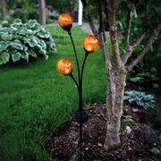 LED-Solarstab,<BR>TRIESTE,<BR>3 amberfarbene LEDs