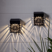 Solar-Wandleuchten,<BR>IZOLA WALL,<BR>je 2 warmwei�e LEDs,<BR>2er-Set