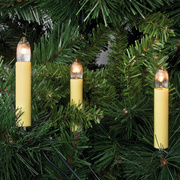 LED-Weihnachtsbaumkette,<BR>36V LED Quick Fix&trade;<BR>Candle Light,<BR>klar/Elfenbein