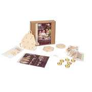 Weihnachtspyramide,<BR>XL,<BR>f�r 6 Teelichter,<BR>Set zum Selbstaufbau