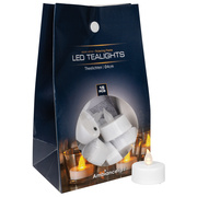 LED-Teelichter,<BR>je 1 warmweie flackernde LED,<BR>15er-Set
