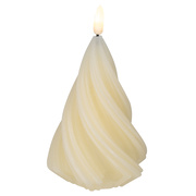 Echtwachskerze,<BR>1 warmwei�e LED,<BR>H 150, � 95