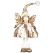 Stoffengel,<BR>stehend,<BR>warmwei�e LEDs