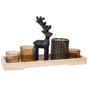 Teelichthalter-Set,<BR>6-teilig