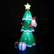 aufblasbarer Weihnachtsbaum XXL,<BR>mit Sternspitze, Weihnachtsmann<BR>und Geschenken