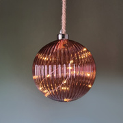 Glaskugel,<BR>warmwei�e LEDs