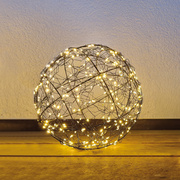 Au�enkugel,<BR>warmwei�e LEDs