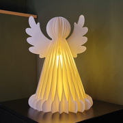 Papiermotiv,<BR>Engel,<BR>2 LED-Module