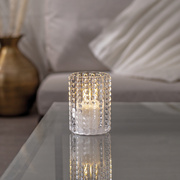 Windlicht,<BR>FLAMME DOTTY,<BR>1 warmwei�e flackernde LED