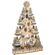 Weihnachtsleuchter,<BR>TANNENBAUM,<BR>15 warmwei�e LEDs