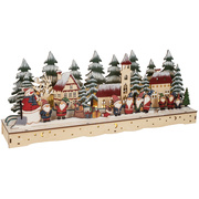 Weihnachtsleuchter,<BR>Wichtelstadt,<BR>10 warmweie LEDs<BR>