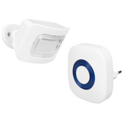 Funk-Durchgangs-<BR>und Bewegungsmelder-Set,<BR>FD25,<BR>wei�