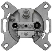 Antennensteckdose,<BR>3 Ausg�nge TV, Radio<BR>und 1 x Sat