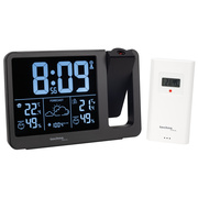 Projektionswecker,<BR>WT 548,<BR>mit Funkuhrwerk,<BR>schwarz