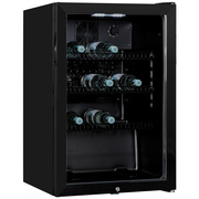 Glast�rk�hlschrank,<BR>118 Liter, H 840<BR>abschlie�bar, <BR>schwarz