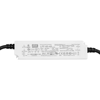 LED-Netzteil, 48V-DC/60 - 90W, Kunststoffgehuse