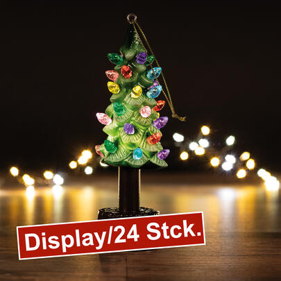 LED-Weihnachtsbumchen, bunte LEDs, Display mit 24 Stck